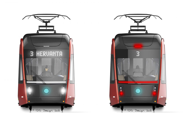 Modern trams with NORIS sensors at two new locations